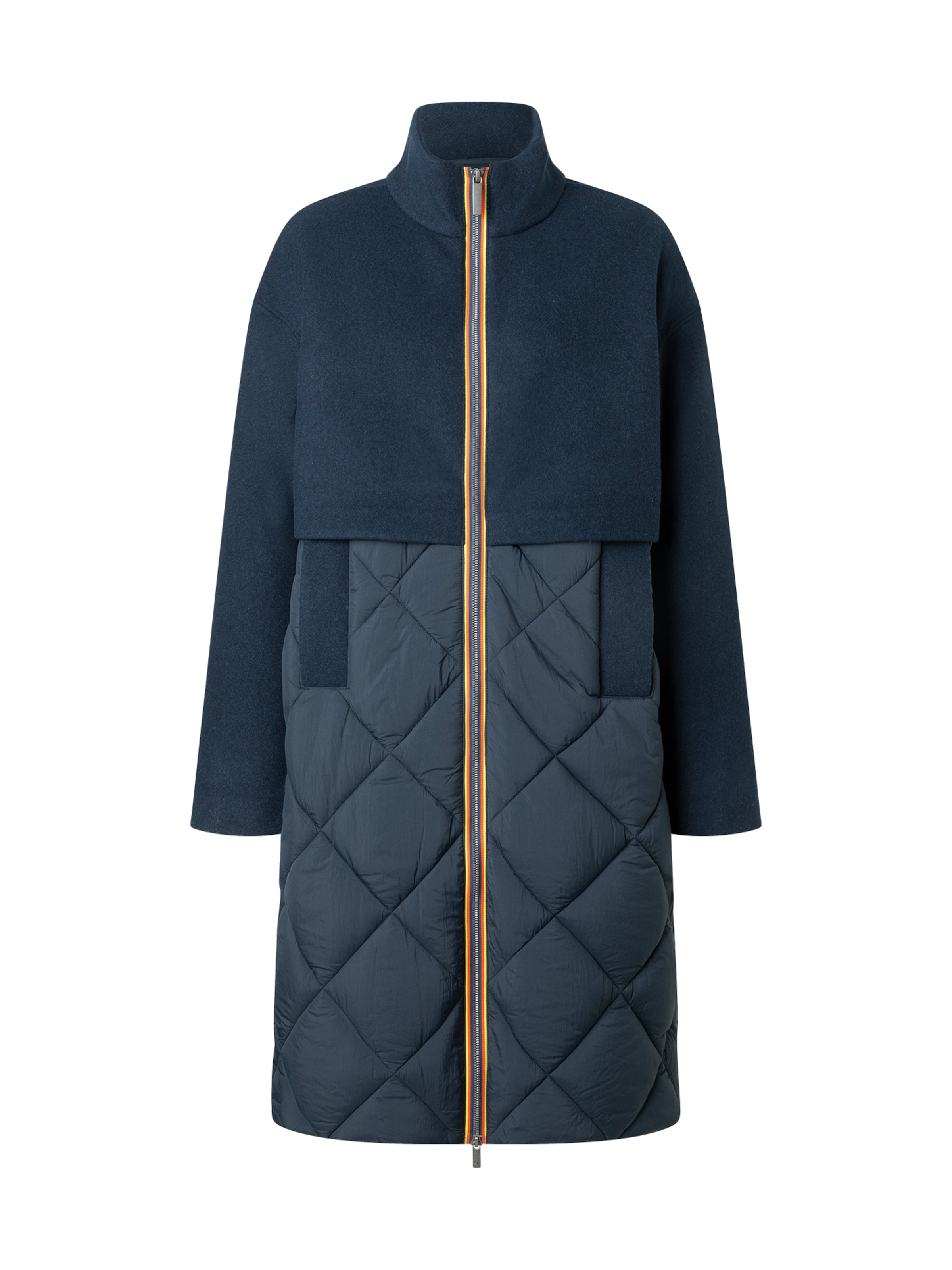 K-Way Between-Season Jacket in Blue: front
