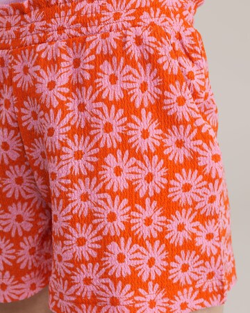 WE Fashion Regular Byxa i orange