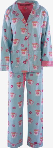 PJ Salvage Pyjama in Blauw: voorkant