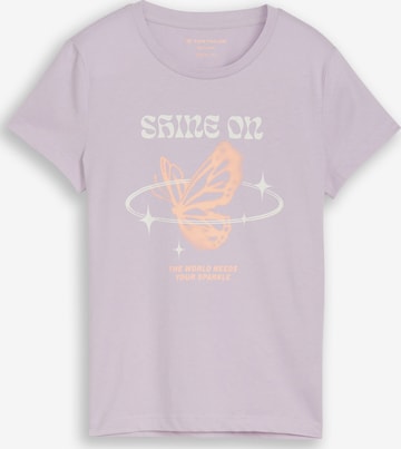 TOM TAILOR T-Shirt in Lila: Vorderseite