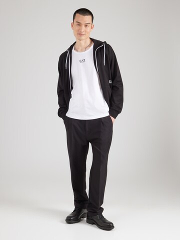 EA7 Emporio Armani Sweatjacka i svart