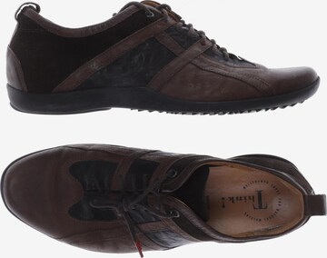 THINK! Flats & Loafers in 45 in Brown: front