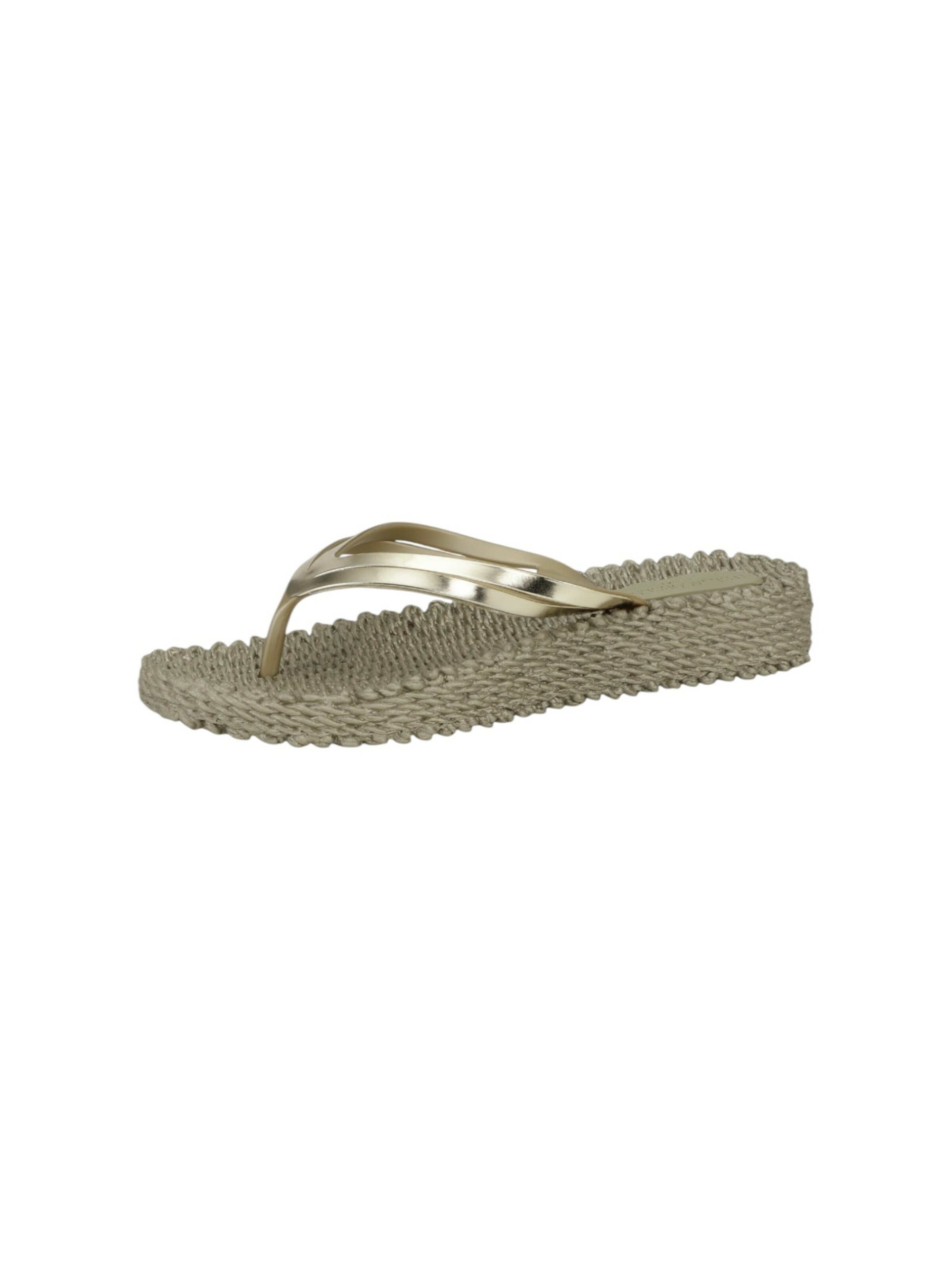 ILSE JACOBSEN T-Bar Sandals 'Cheerful06' in Gold: front