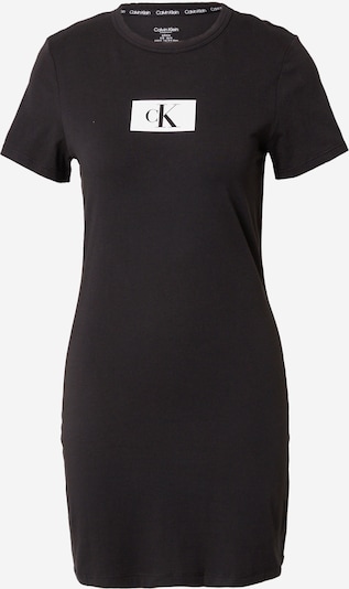 Camicia da notte Calvin Klein Underwear di colore nero / bianco, Visualizzazione prodotti