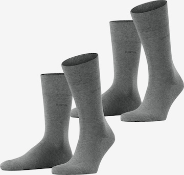 ESPRIT Socks 'Basic Easy 2-Pack' in Grey: front