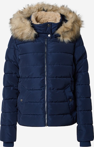 ONLY Winter Jacket 'CAMILLA' in Blue: front