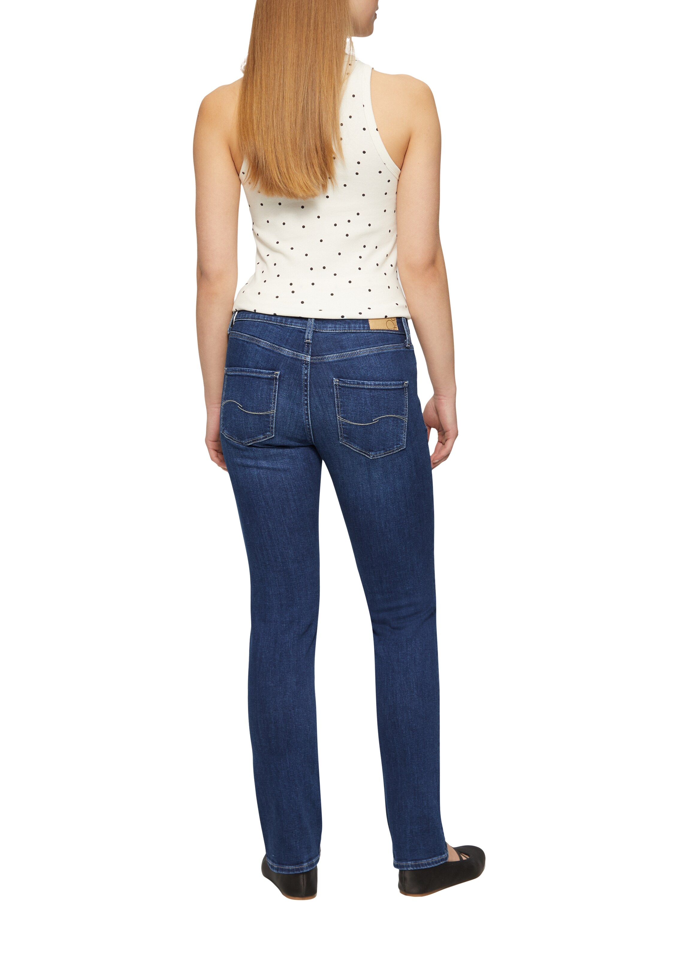 QSSlimfit Traperice 'Catie' - plava boja