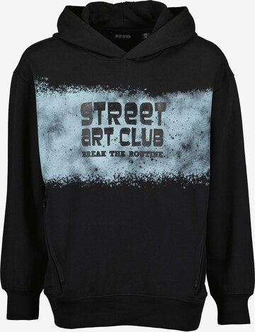 BLUE SEVEN Sweatshirt in Black: front