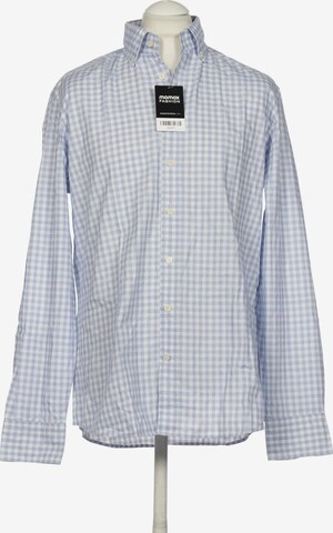Hackett London Button Up Shirt in L in Blue: front