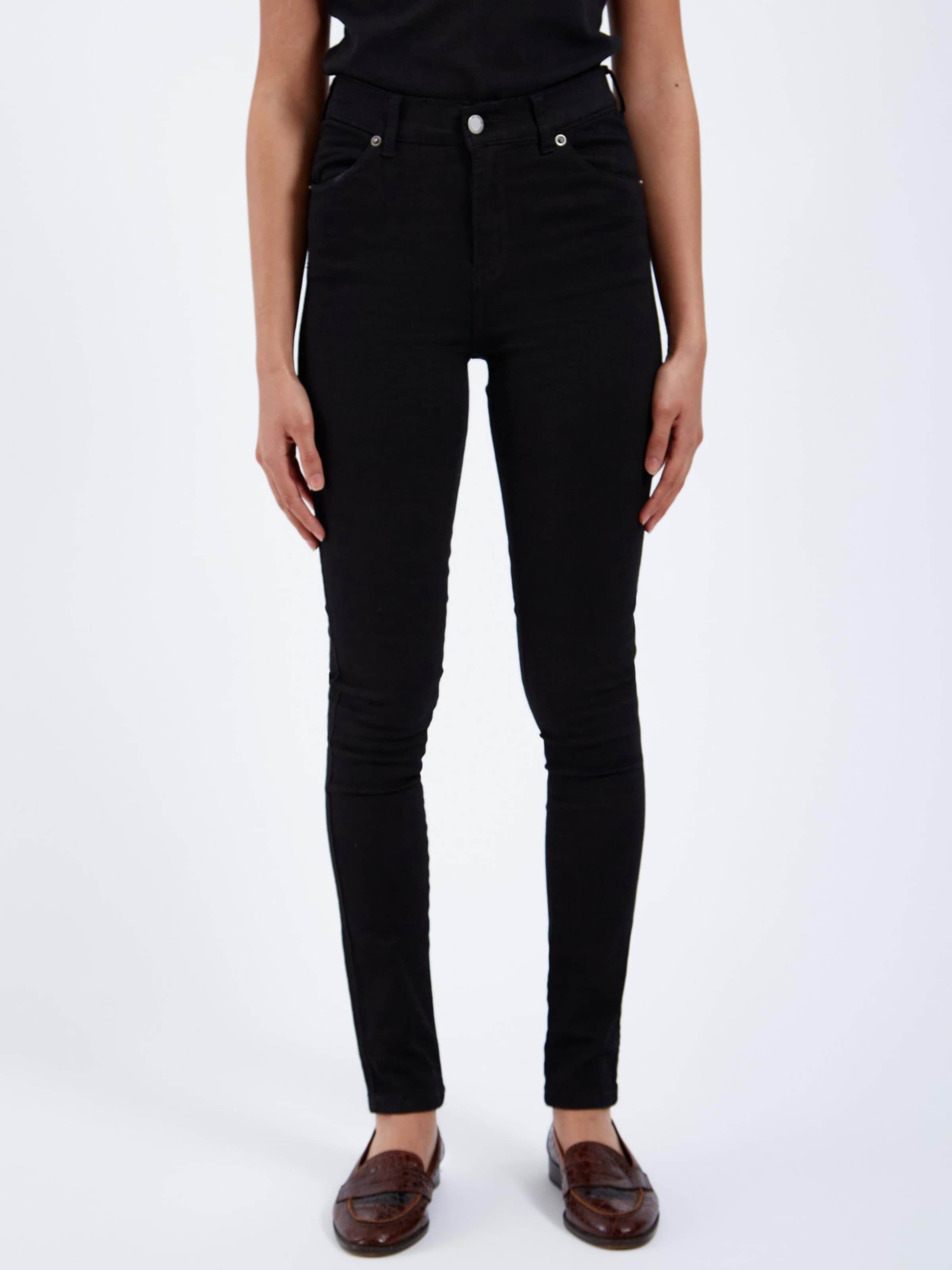 Dr. Denim Petite Skinny Jeans 'Lexy Petite' in Black: front