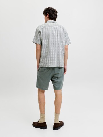 JACK & JONES Comfort fit Button Up Shirt in Green