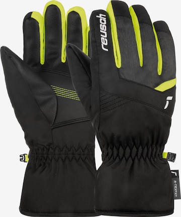 REUSCH Athletic Gloves 'Bennet R-TEX® XT Junior' in Yellow: front