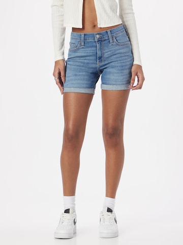 HOLLISTER Slimfit Shorts in Blau: predná strana