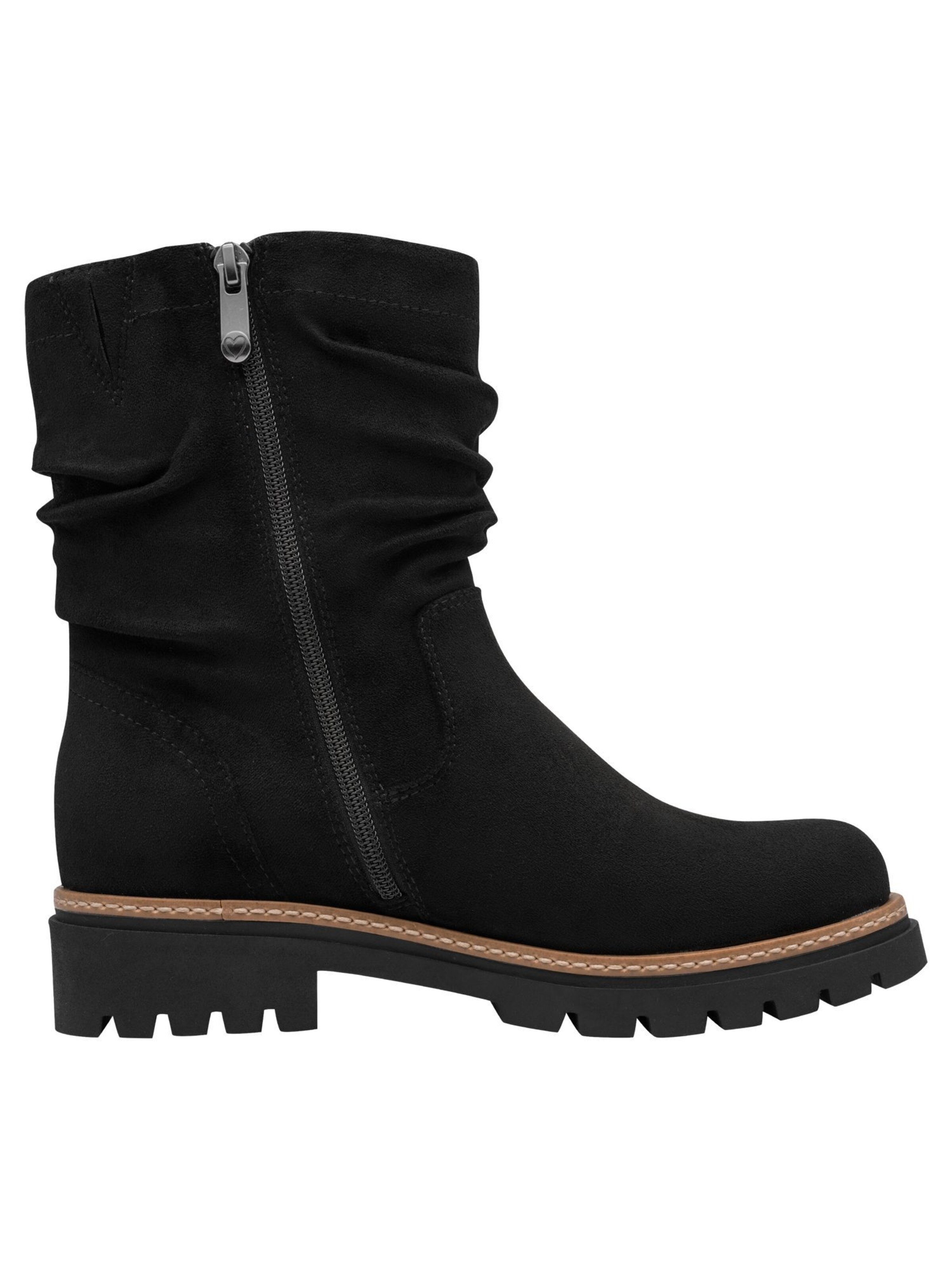 MARCO TOZZI Stiefelette in Schwarz