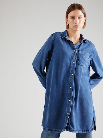 Chemisier 'Sara' Soft Rebels en bleu : devant