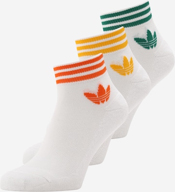 Calzino 'Island Club' di ADIDAS ORIGINALS in bianco: frontale