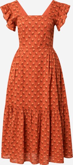 Madewell Kleit tumepruun / aprikoos / roostepunane, Tootevaade