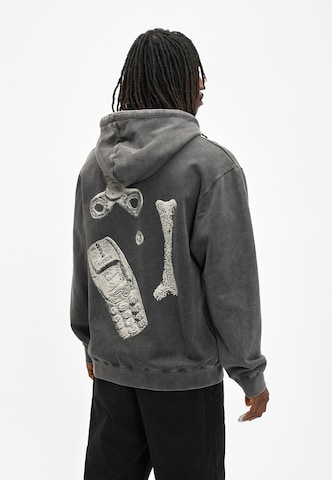 Cleptomanicx Sweatshirt 'Artefacts' in Black