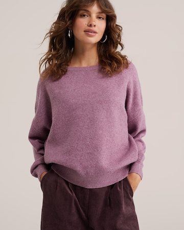 WE Fashion Kampsun, värv lilla: eest vaates