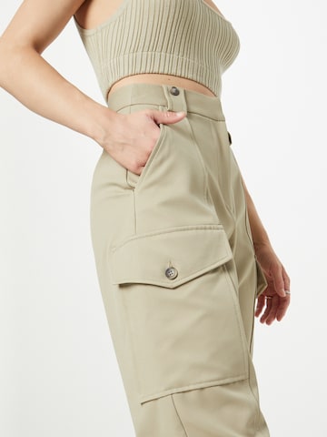 River Island Tapered Cargo Pants in Beige