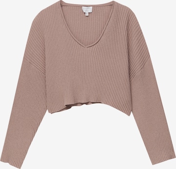 Pull&Bear Svetr – pink: přední strana