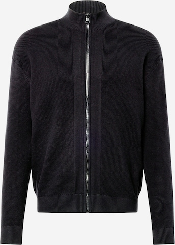 Calvin Klein Jeans Knit cardigan in Black: front