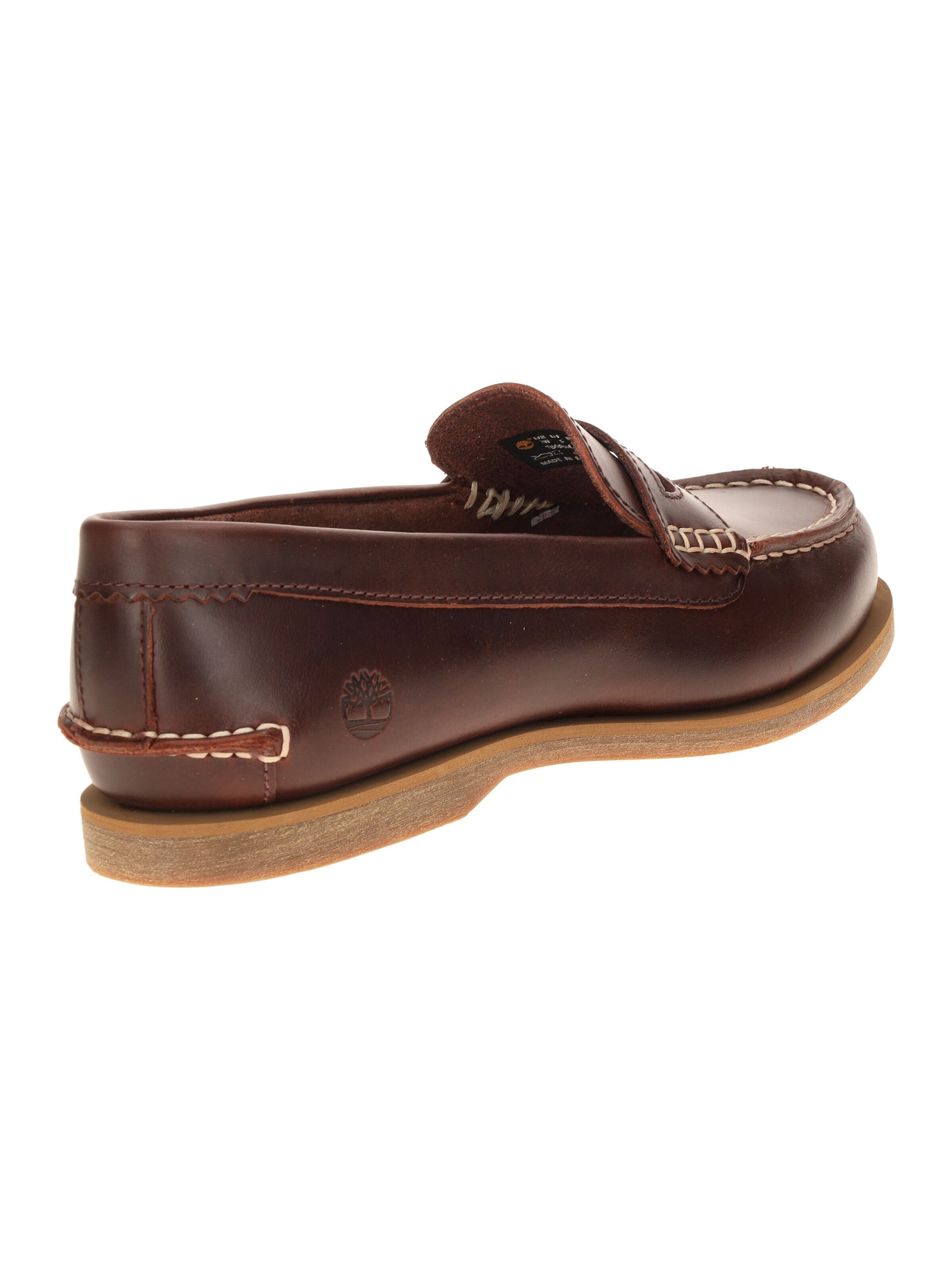 TIMBERLAND Classic Flats 'Timberland Classic Boat Slipper rot burgundy Damen Loafer 0A5MXN' in Red