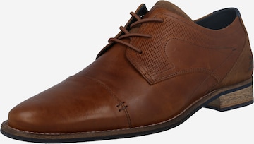 BULLBOXER Lace-Up Shoes in Brown: front