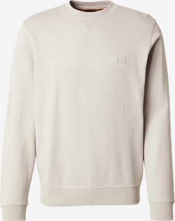 BOSS Sweatshirt 'Westart' in Grau: Vorderseite