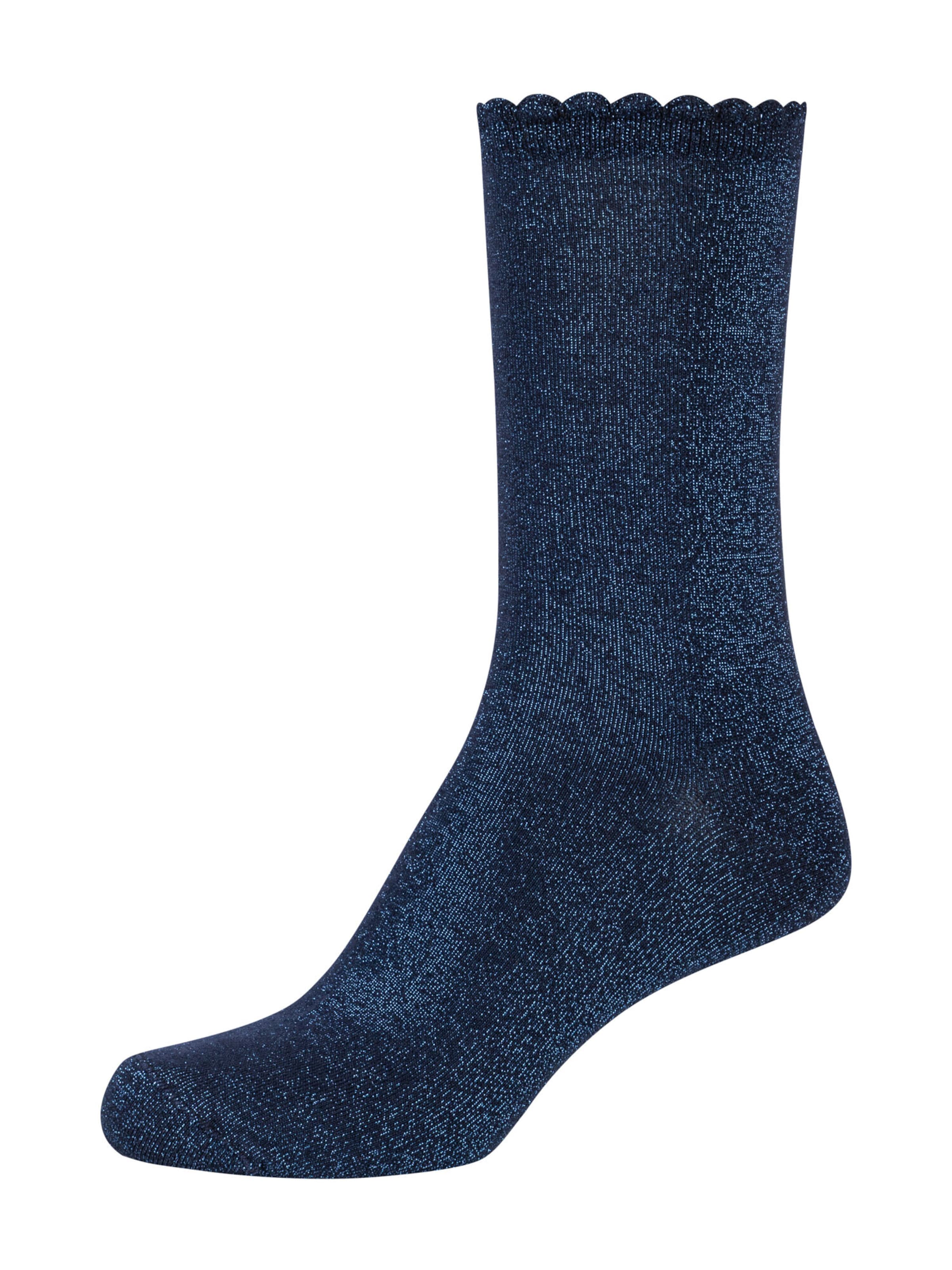 camano camano Socken The Socks of a Showgirl lurex in Schwarz: Seite