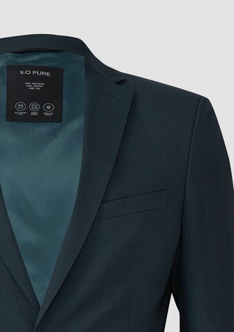 s.Oliver BLACK LABEL Slim fit Ανδρικό σακάκι σε πράσινο