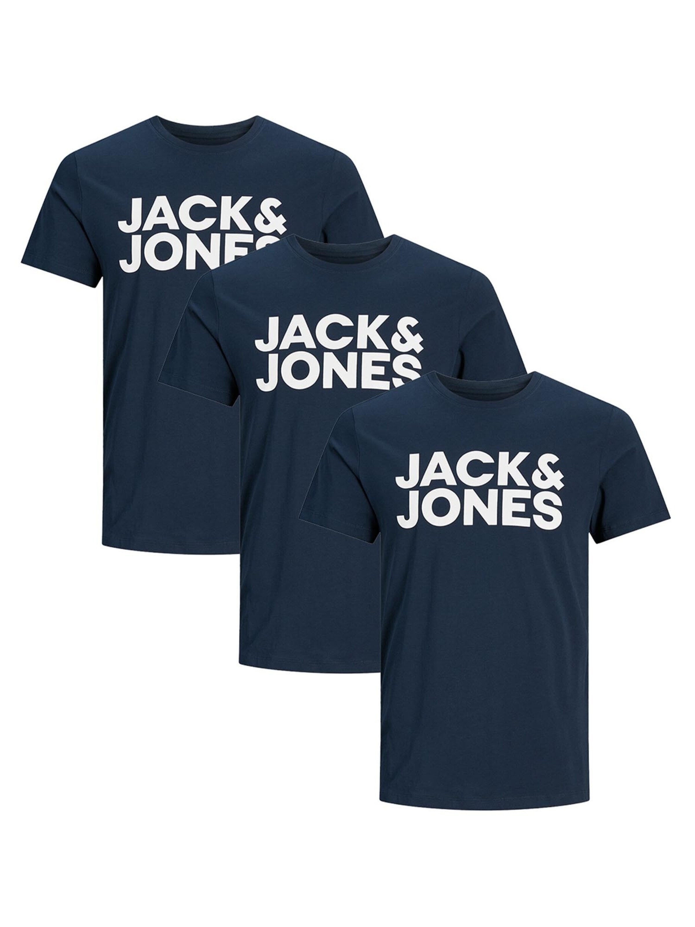 JACK & JONES Shirt 'Corp' in Blue: front