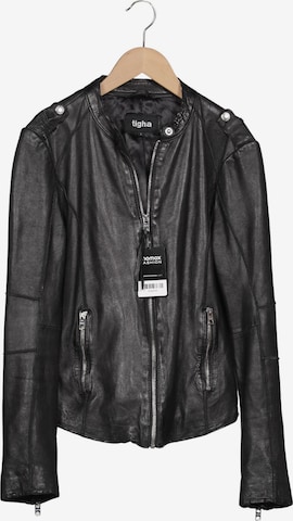 tigha Jacke L in Schwarz: Vorderseite