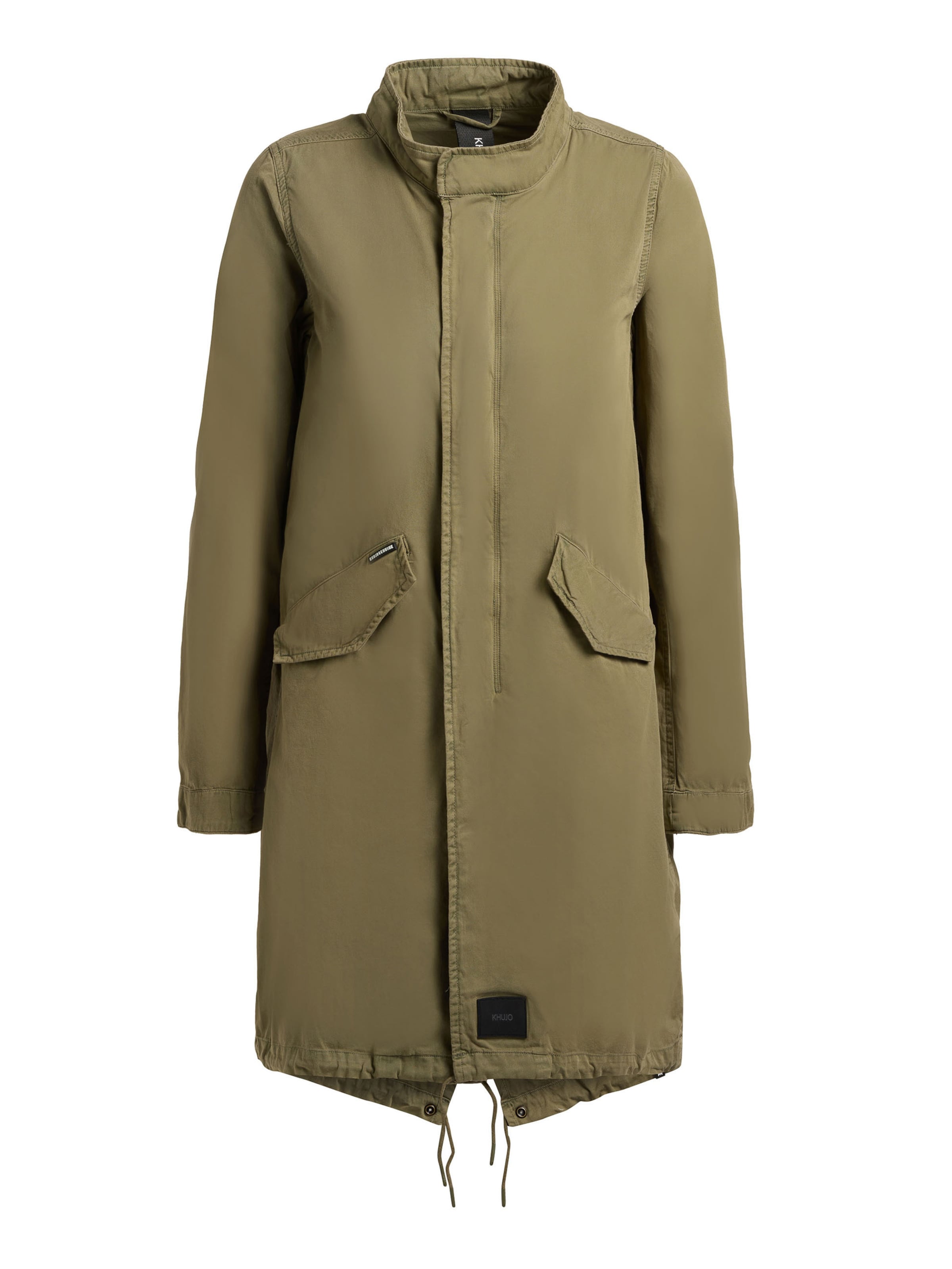 khujo Ανοιξιάτικο και φθινοπωρινό παλτό 'Theres' σε πράσινο: μπροστά