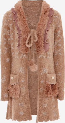 faina Strickjacke in Pink: Vorderseite