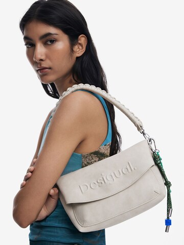 Desigual Torba za čez ramo | bež barva: sprednja stran