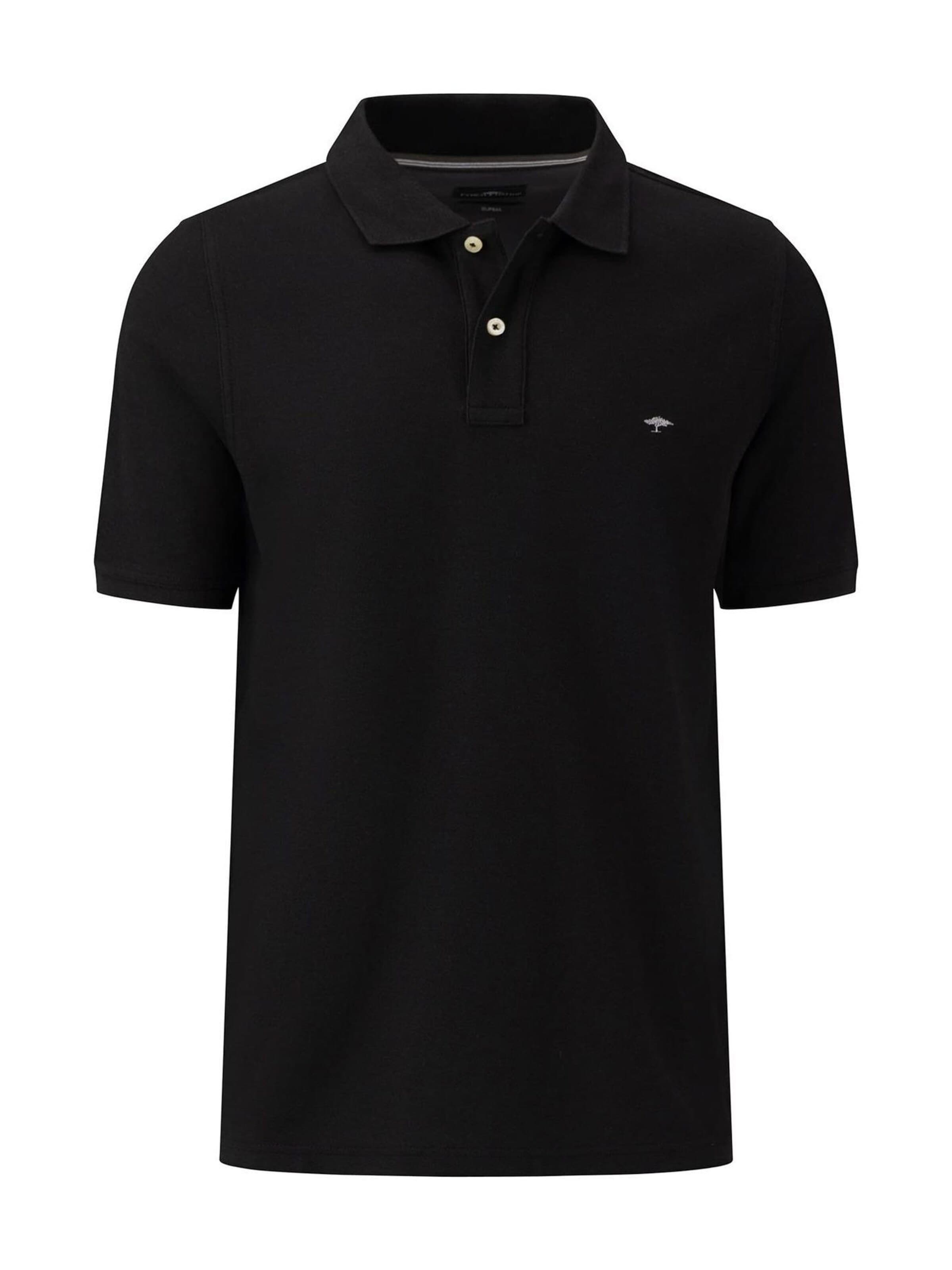 FYNCH-HATTON Shirt 'Fynch Hatton 10001700' in Zwart: voorkant