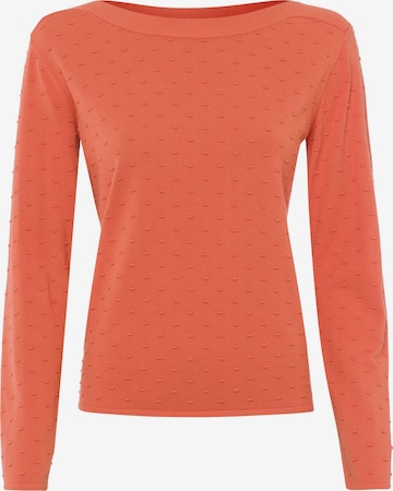 zero Sweater in Orange: front