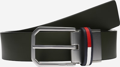 Tommy Jeans Gürtel 'Buckle' in navy / rot / schwarz / weiß, Produktansicht