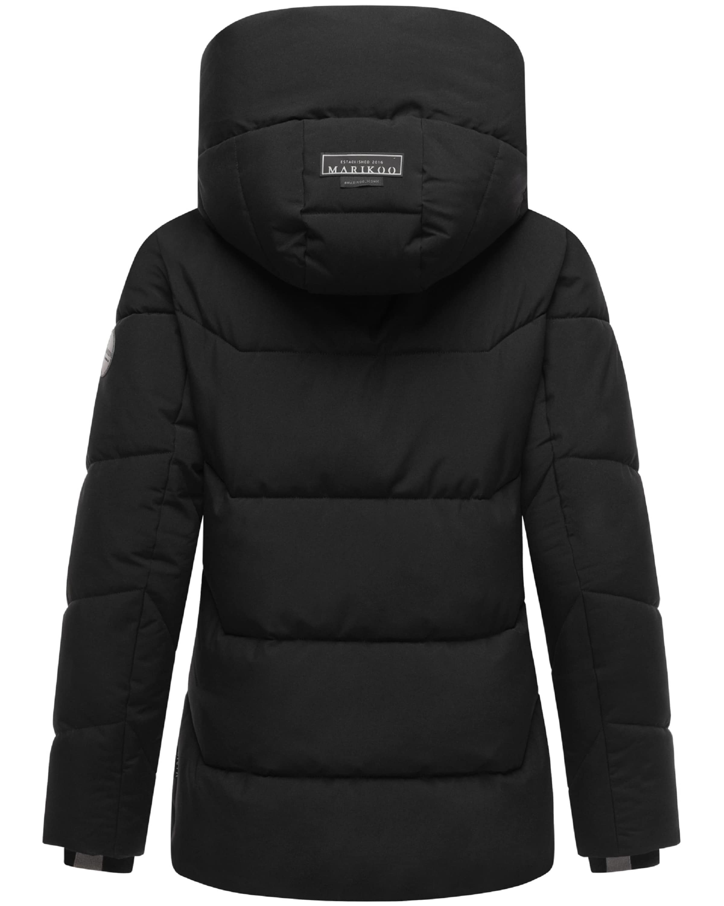 MARIKOO Vinterjacka 'Kuscheltatze XVI' i svart