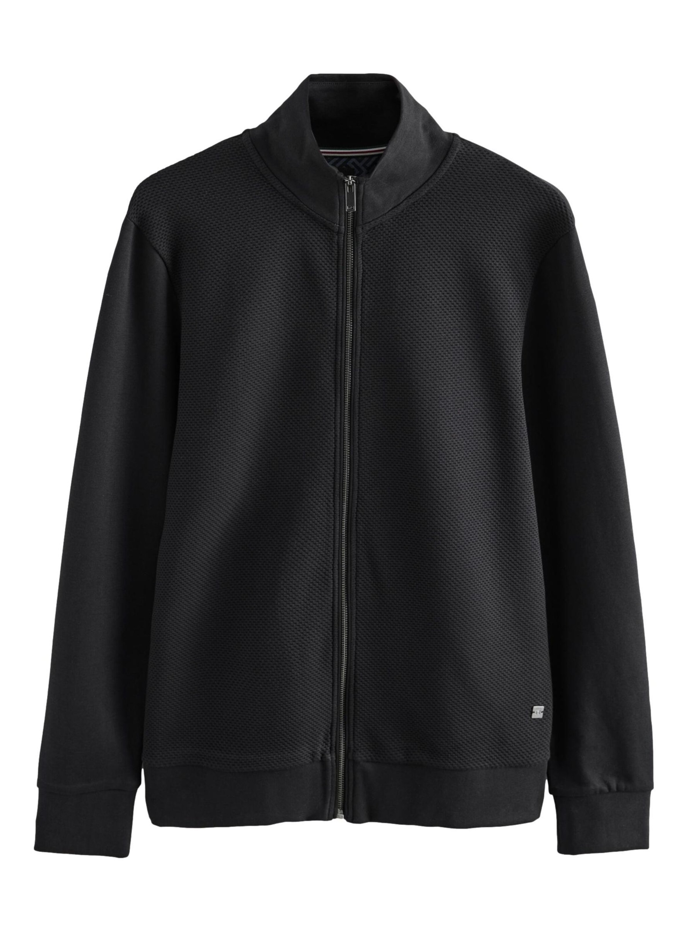 Hanorac de la Next pe negru: față