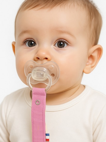 PAPATE - Joyería 'Pacifier' en rosa: frente