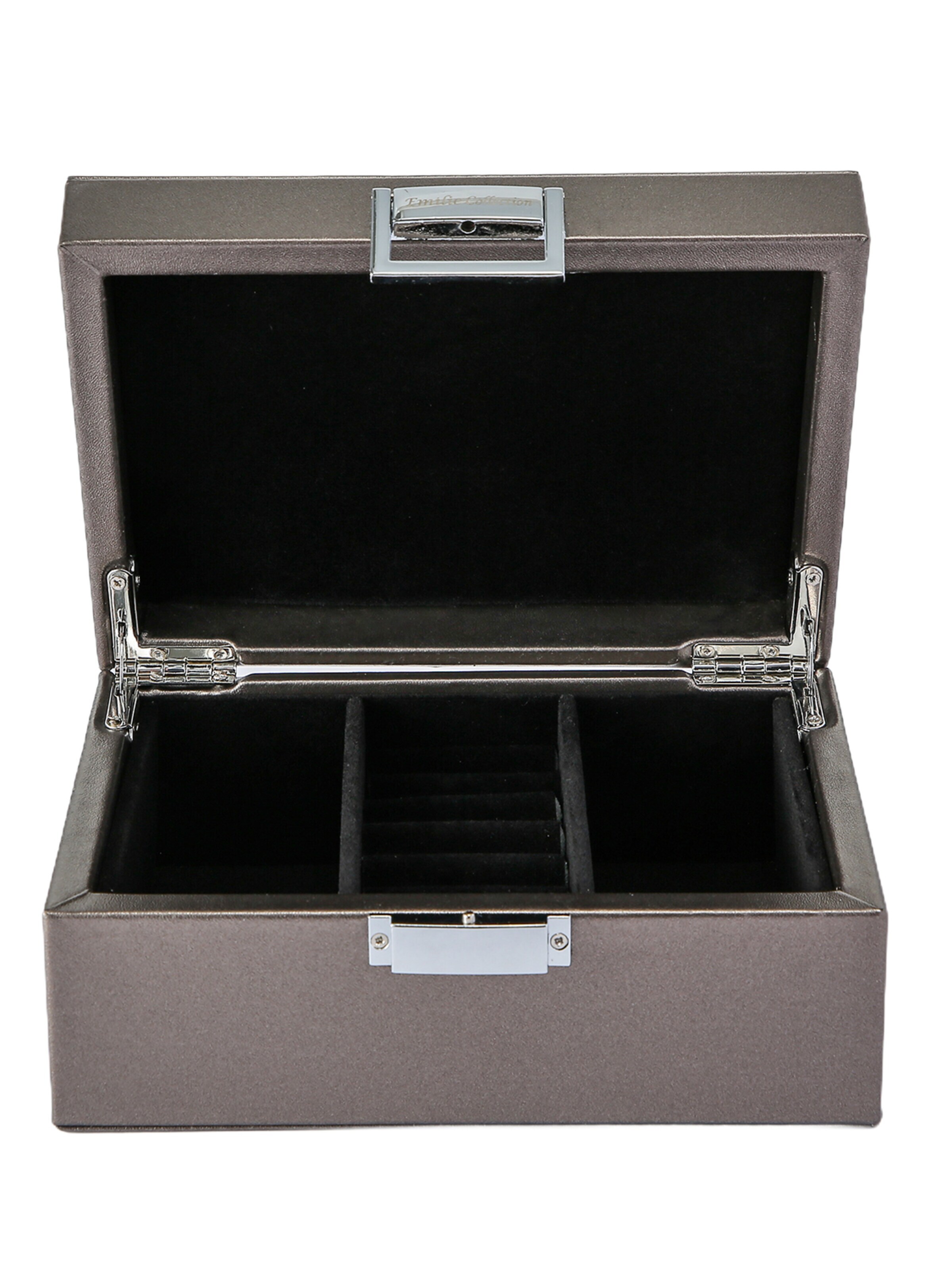 Emilie collection Schmuckaufbewahrung 'Jewelry box'‌‌‌‌‌‌‌‌ in Silber: Vorderseite