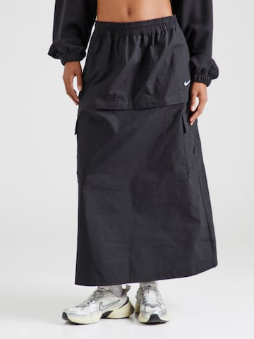Nike Sportswear Пола 'Essential' в черно: отпред