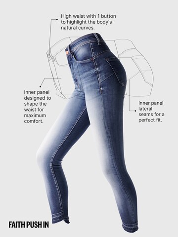 Salsa Jeans Regular Jeans 'Secret Glamour' in Blauw