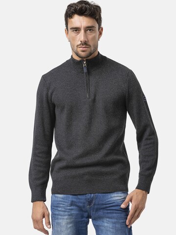 Pull-over 'CP290' CIPO & BAXX en gris : devant