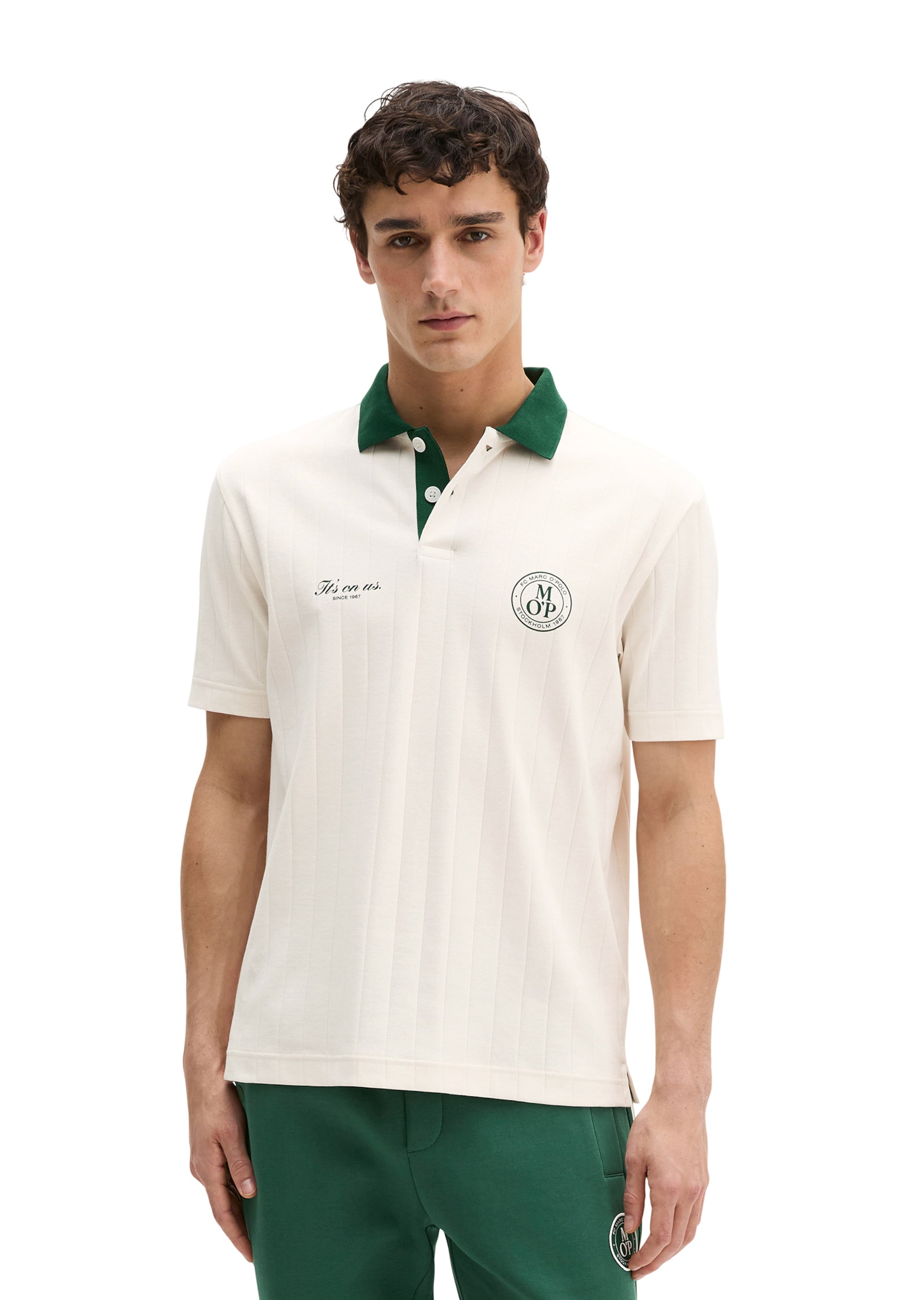 Marc O'Polo Shirt in Beige: Vorderseite