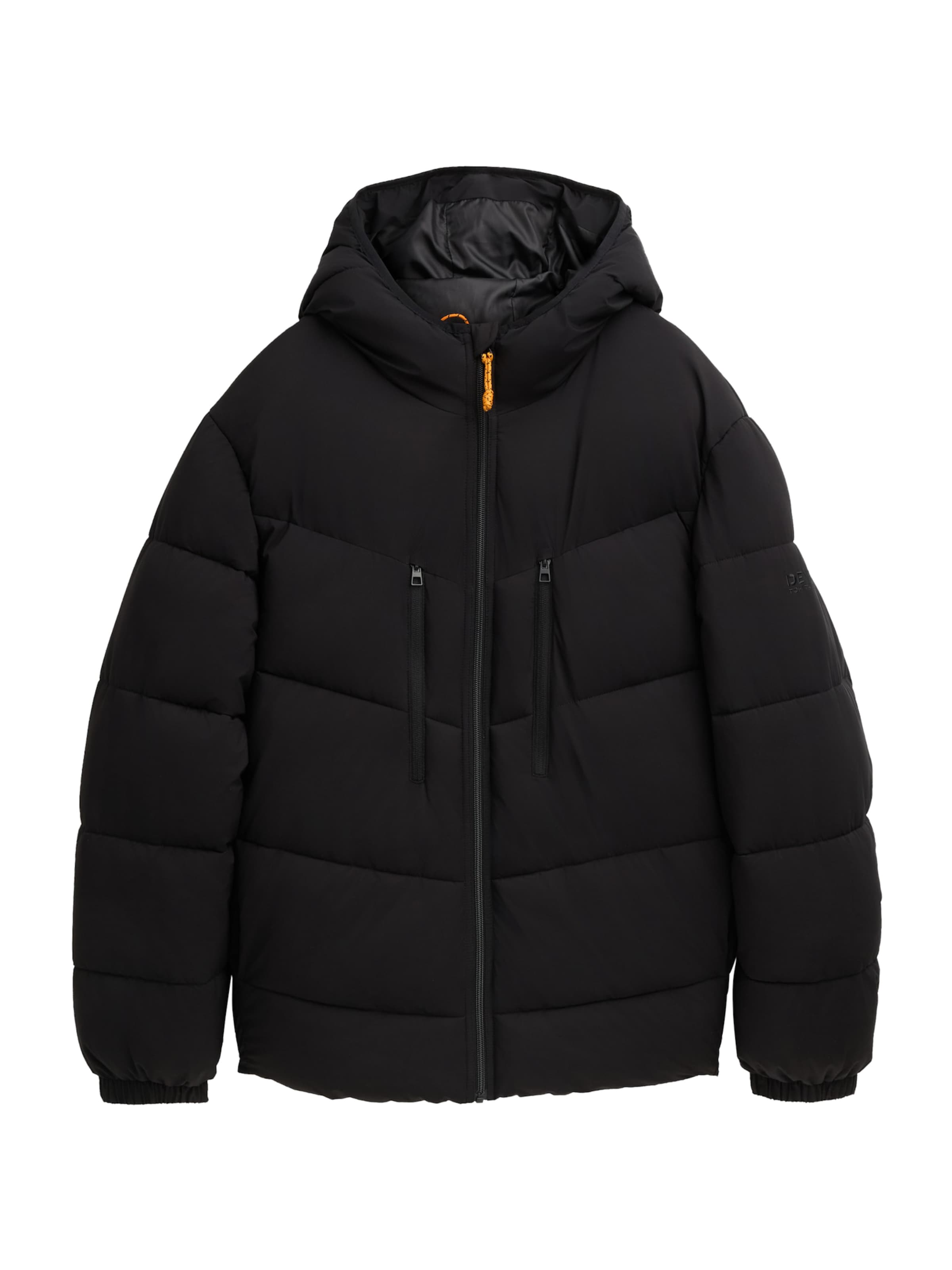 TOM TAILOR DENIM Tussenjas in Zwart: voorkant