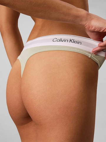 Calvin Klein Underwear String in Green