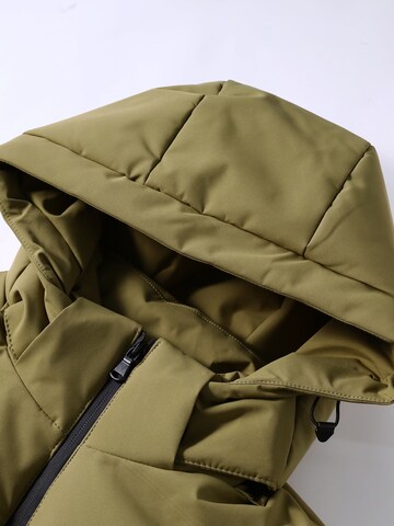 ALLTHEMEN Winter Jacket 'Wärmekammer' in Green